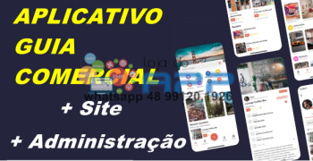 Aplicativo Guia Comercial Android Online com Administração