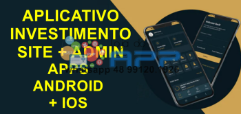 Aplicativo Investimento Cripto Multinivel Android e IOS com Site Banco Digital