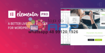 Elementor Pro plugin wordpress completo ilimitado