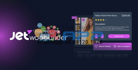 JetWooBuilder Elementor WooCommerce Wordpress plugin