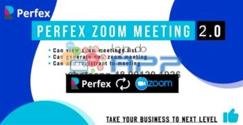 Perfex Zoom Meeting Module