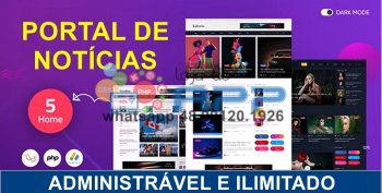 Script Portal Notícias Com Administração 2023