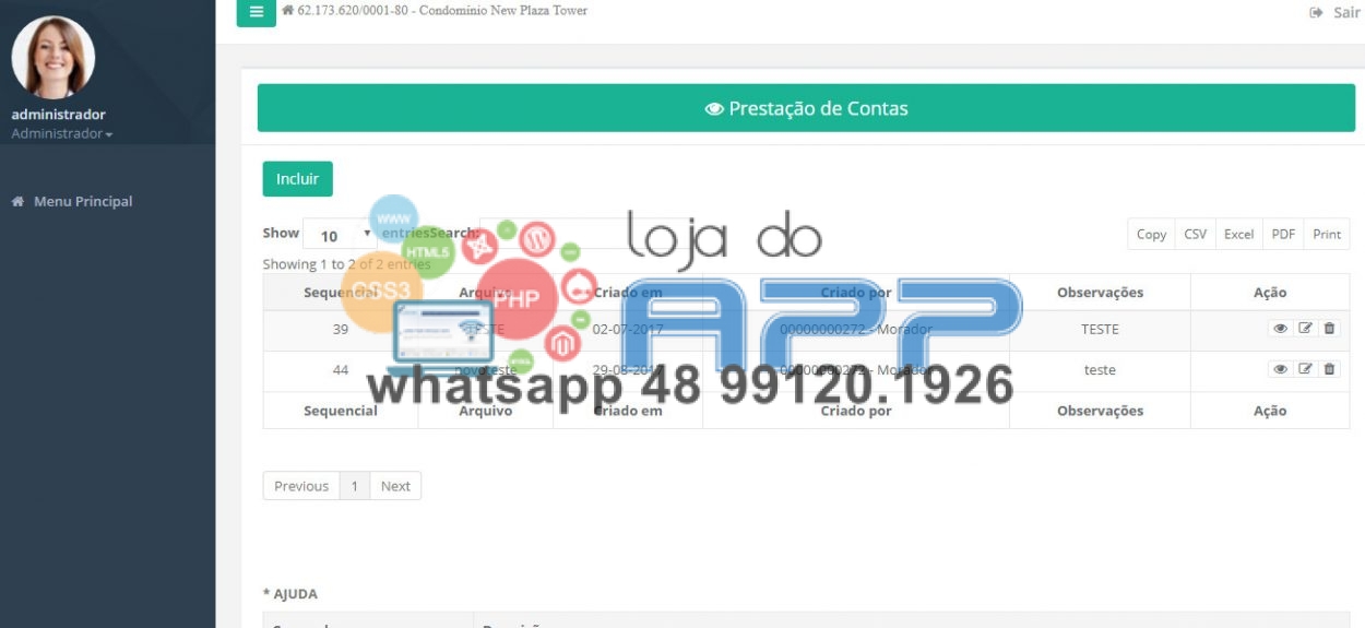 Script Gerenciador Administração Condomínios completo - Imagem 3