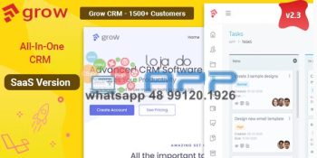 Script Grow CRM Saas Completo