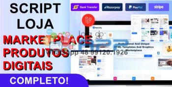Script Marketplace Produtos Digitais Saas