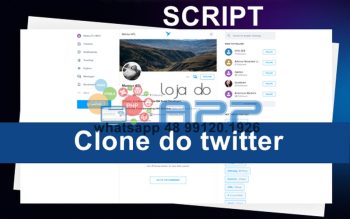 Script Rede Social Twitter Clone Completa com administração