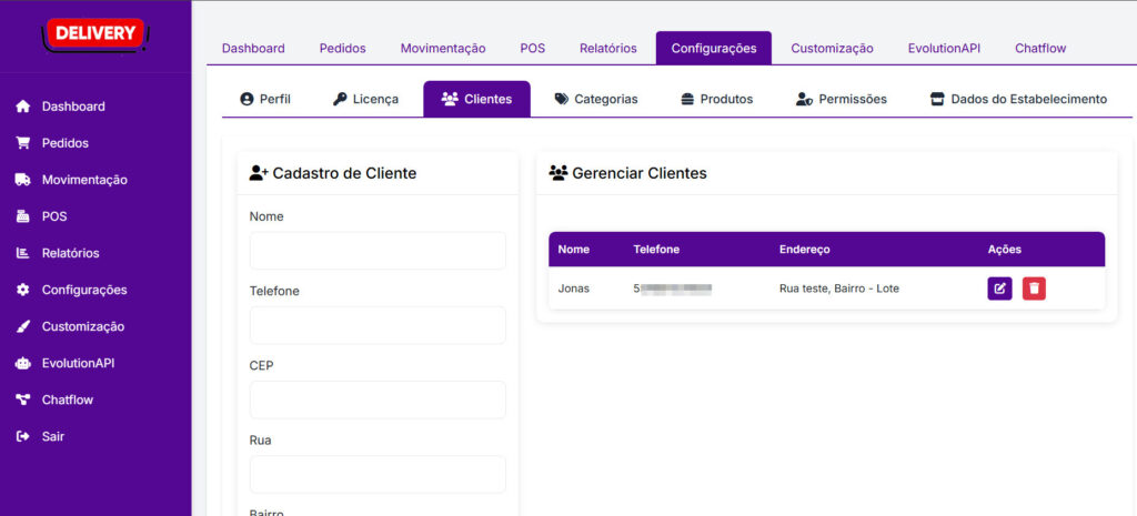 Sistema Bot Delivery Whatsapp para Comida Água Gás etc