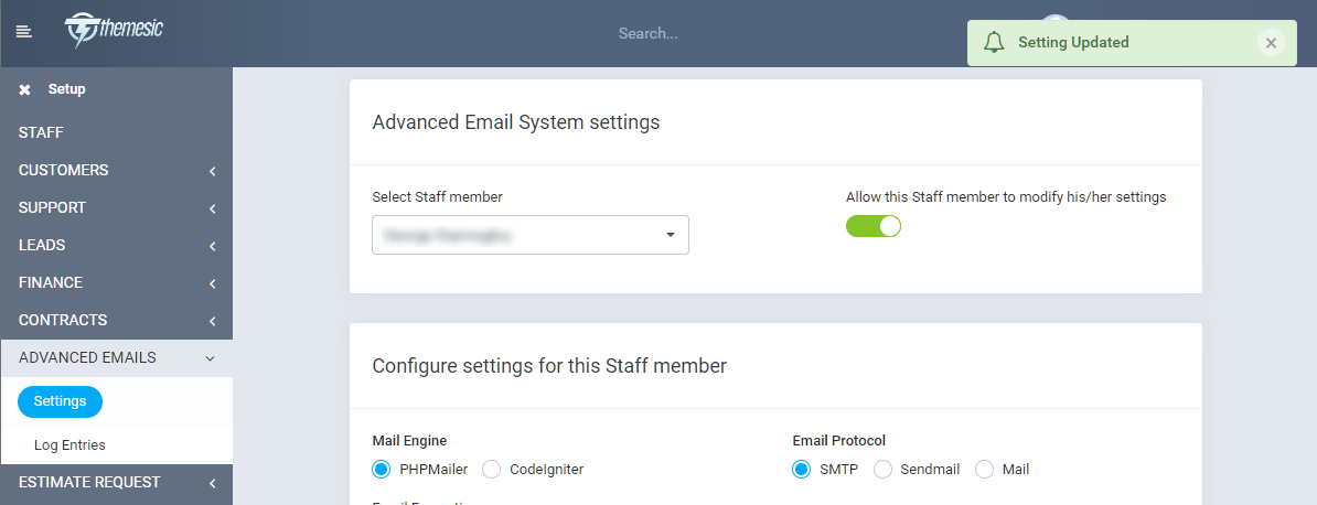 Advanced Email System for Perfex CRM