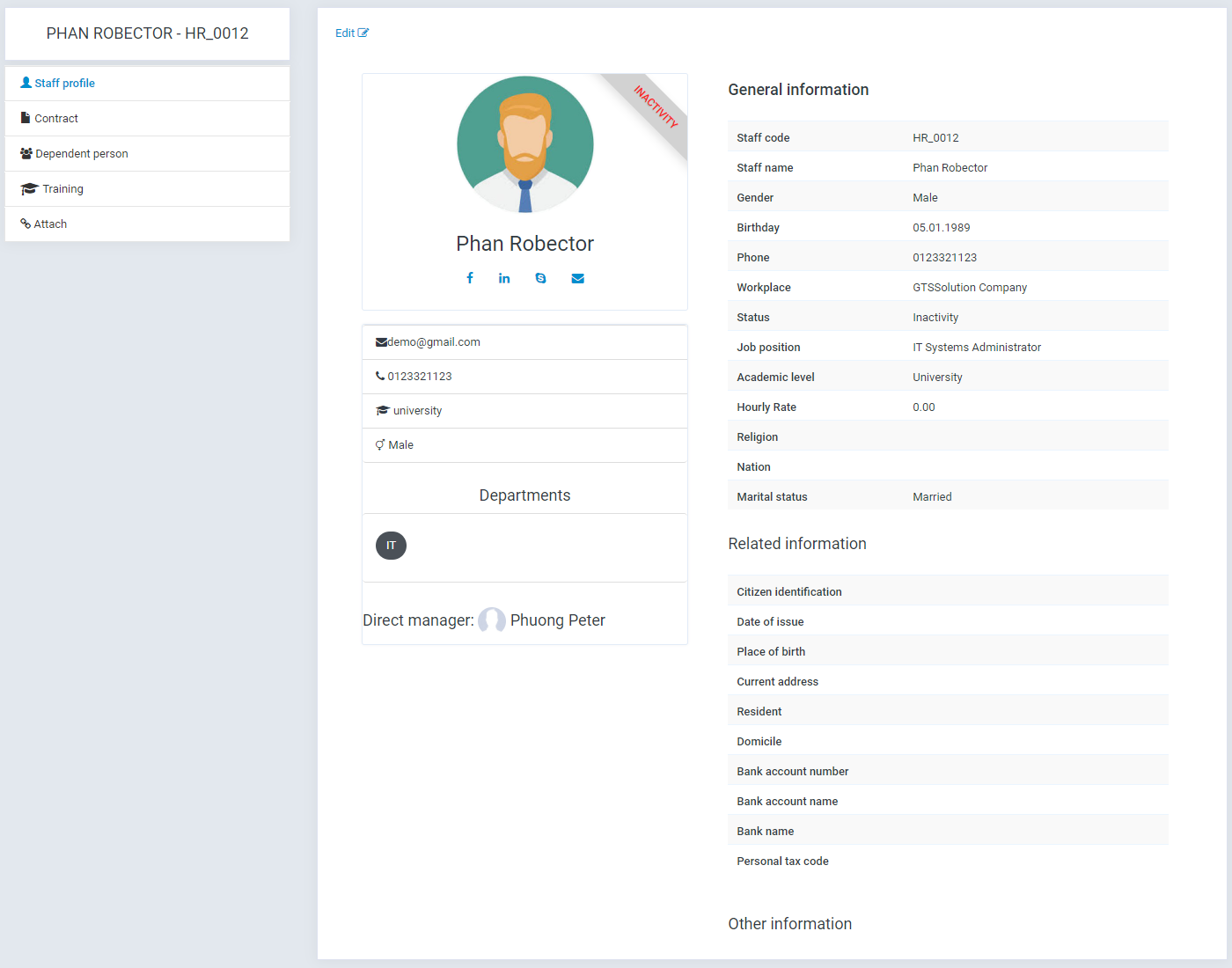 HR Records module for Perfex CRM