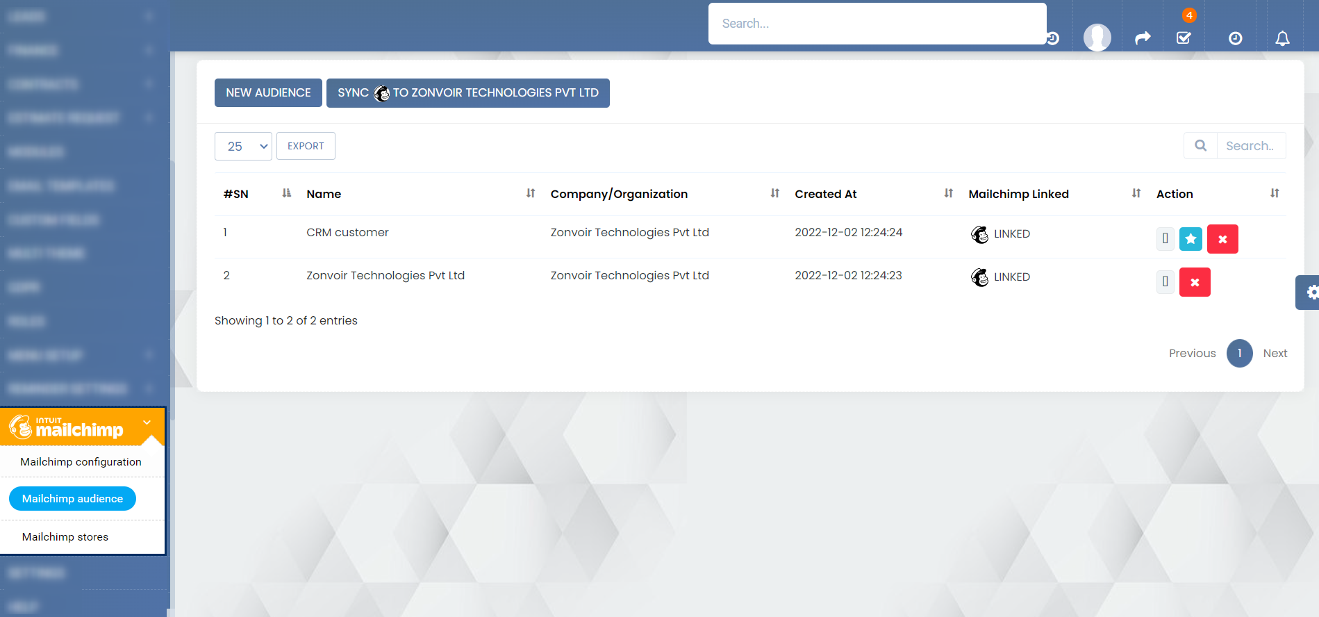 MailChimp Module for Perfex CRM
