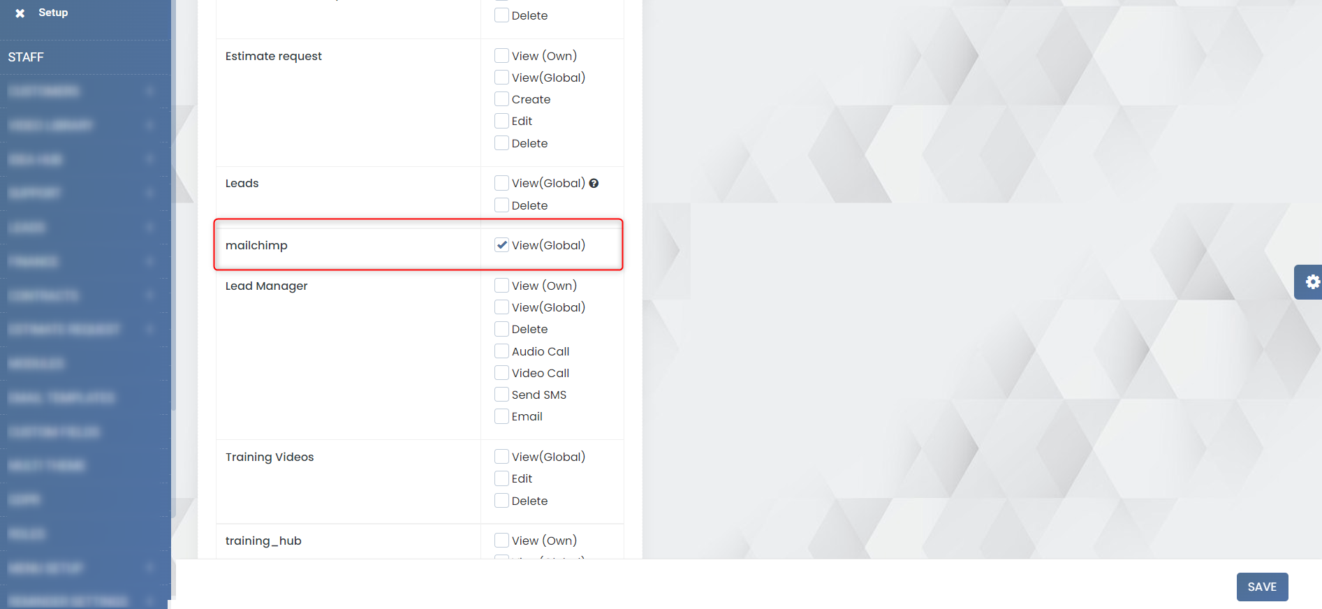 MailChimp Module for Perfex CRM