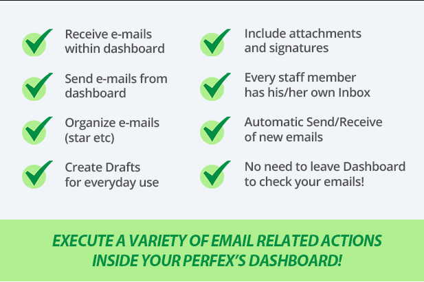Mailbox Webmail based e-mail client Perfex CRM