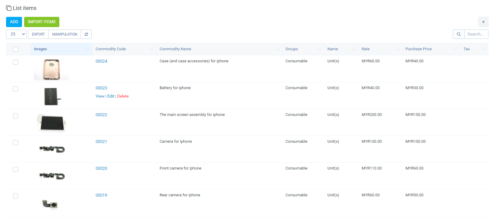 Purchase Management module for Perfex CRM