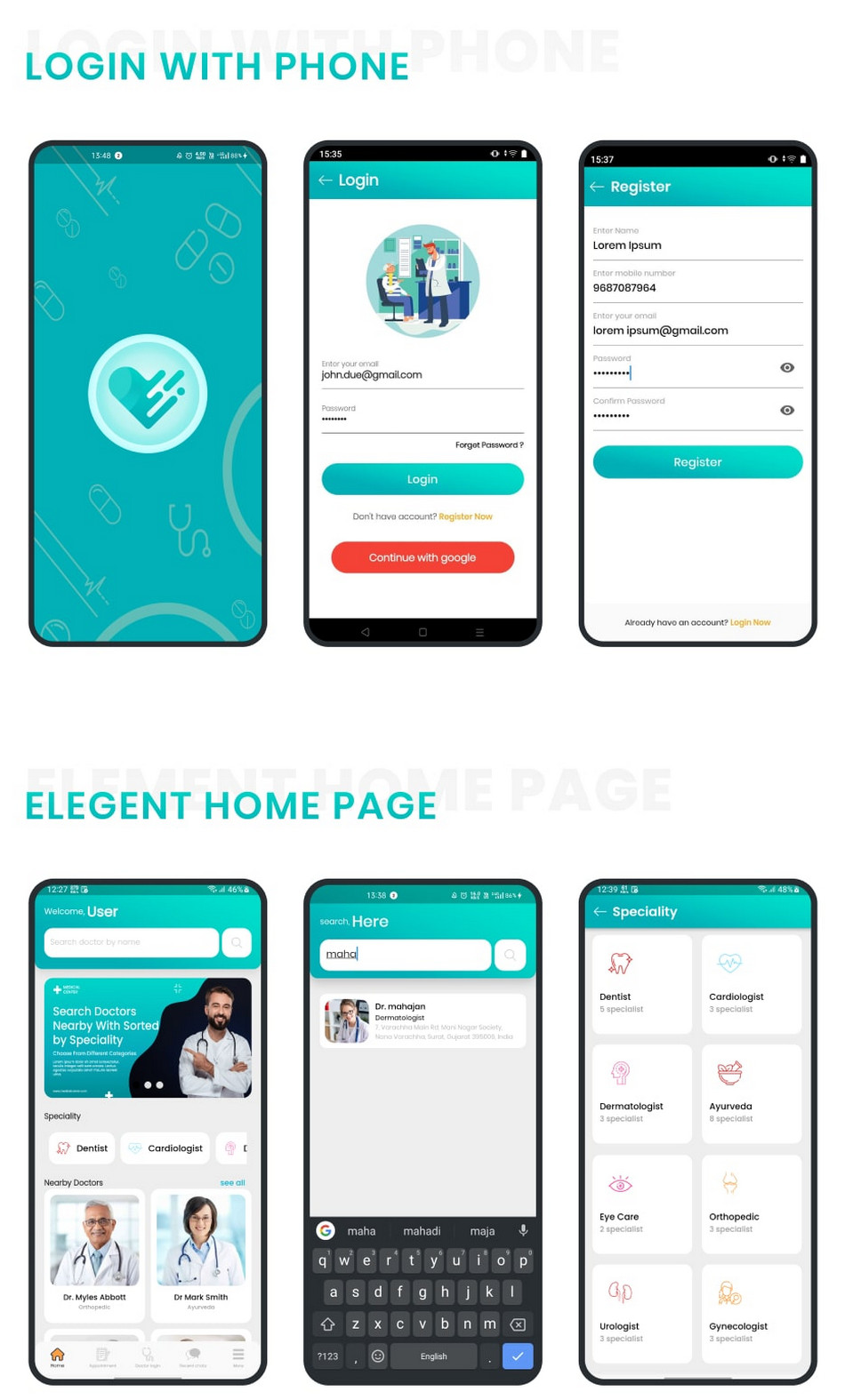 Aplicativo Consulta Médica Android IOS e Site