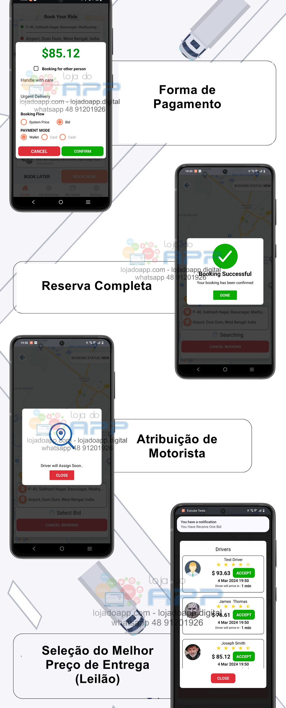 Aplicativo Delivery Entregas Android e IOS com Mercado Pago