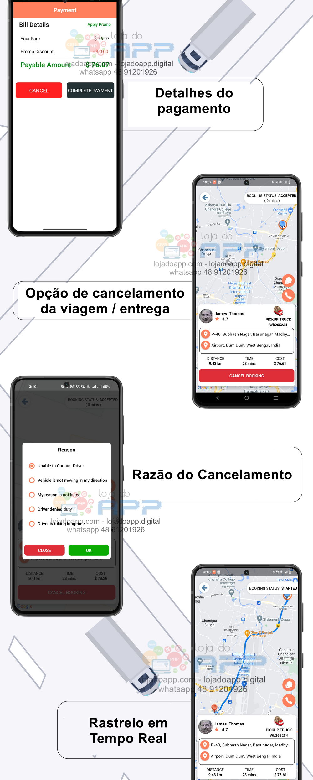 Aplicativo Delivery Entregas Android e IOS com Mercado Pago