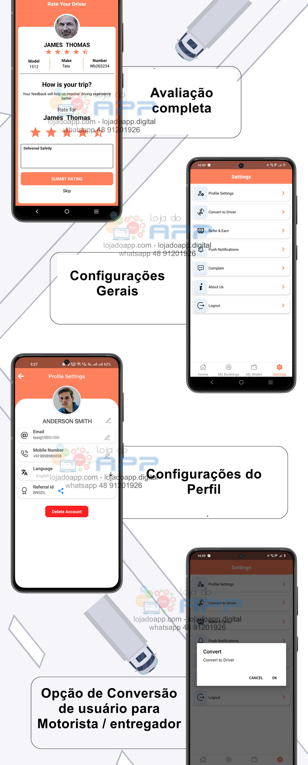 Aplicativo Delivery Entregas Android e IOS com Mercado Pago