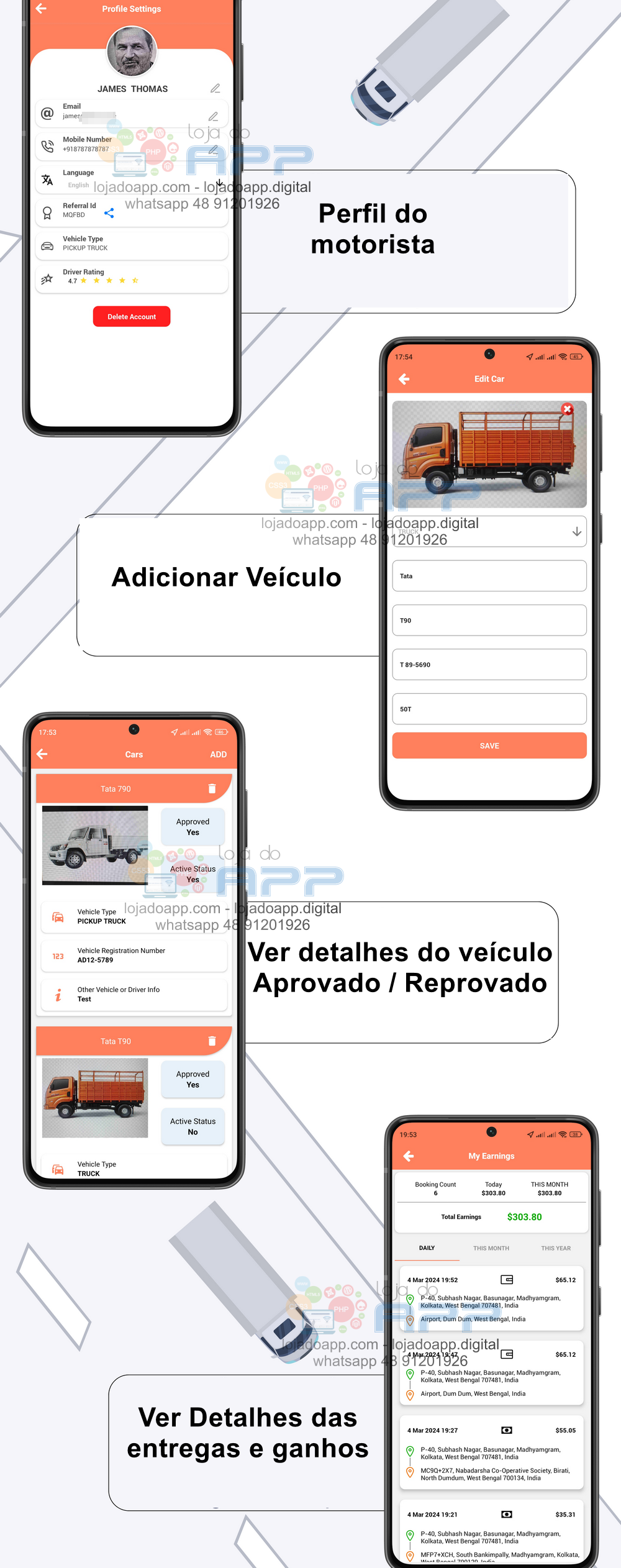 Aplicativo Delivery Entregas Android e IOS com Mercado Pago
