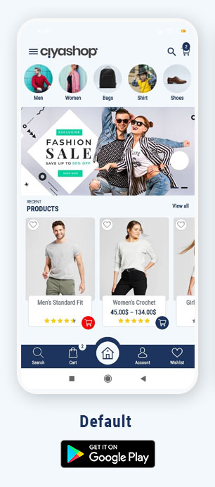 Aplicativo Loja Virtual Android Woocommerce CiyaShop