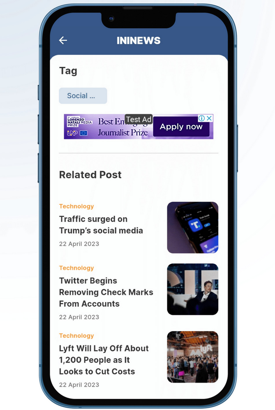 Aplicativo Notícias Android e IOS para WordPress