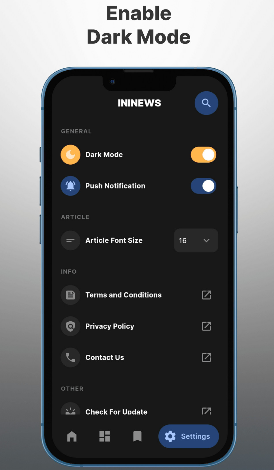 Aplicativo Notícias Android e IOS para WordPress