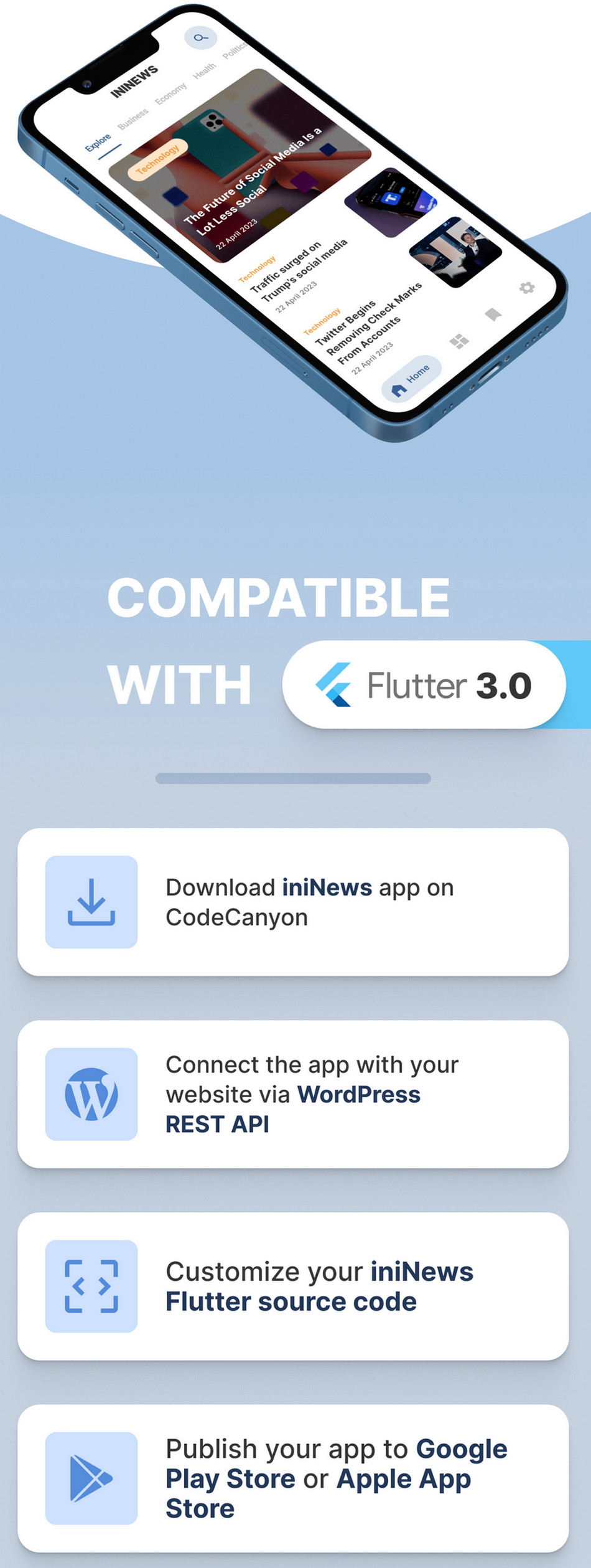 Aplicativo Notícias Android e IOS para WordPress