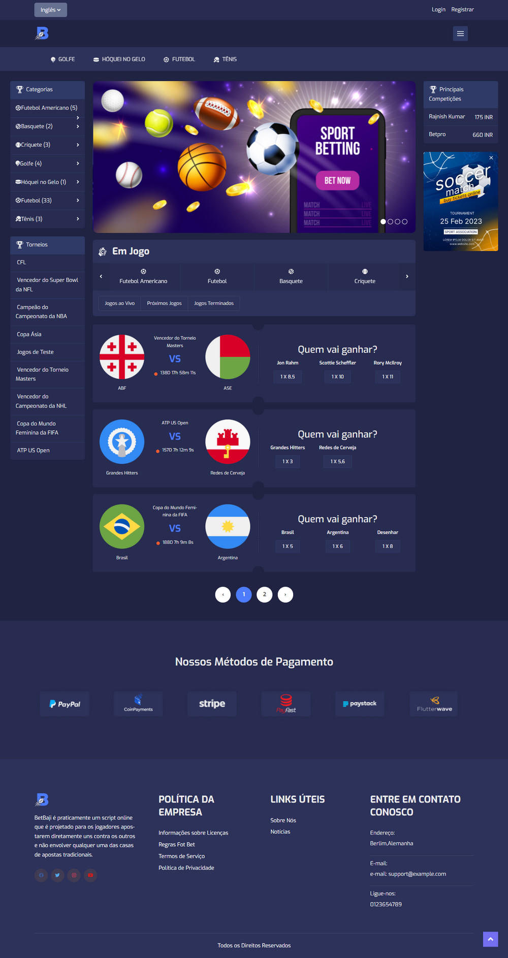 App Apostas Esportivas Bet Android e IOS