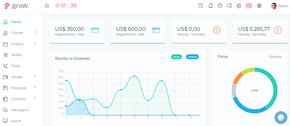 Script Grow CRM Completo ilimitado